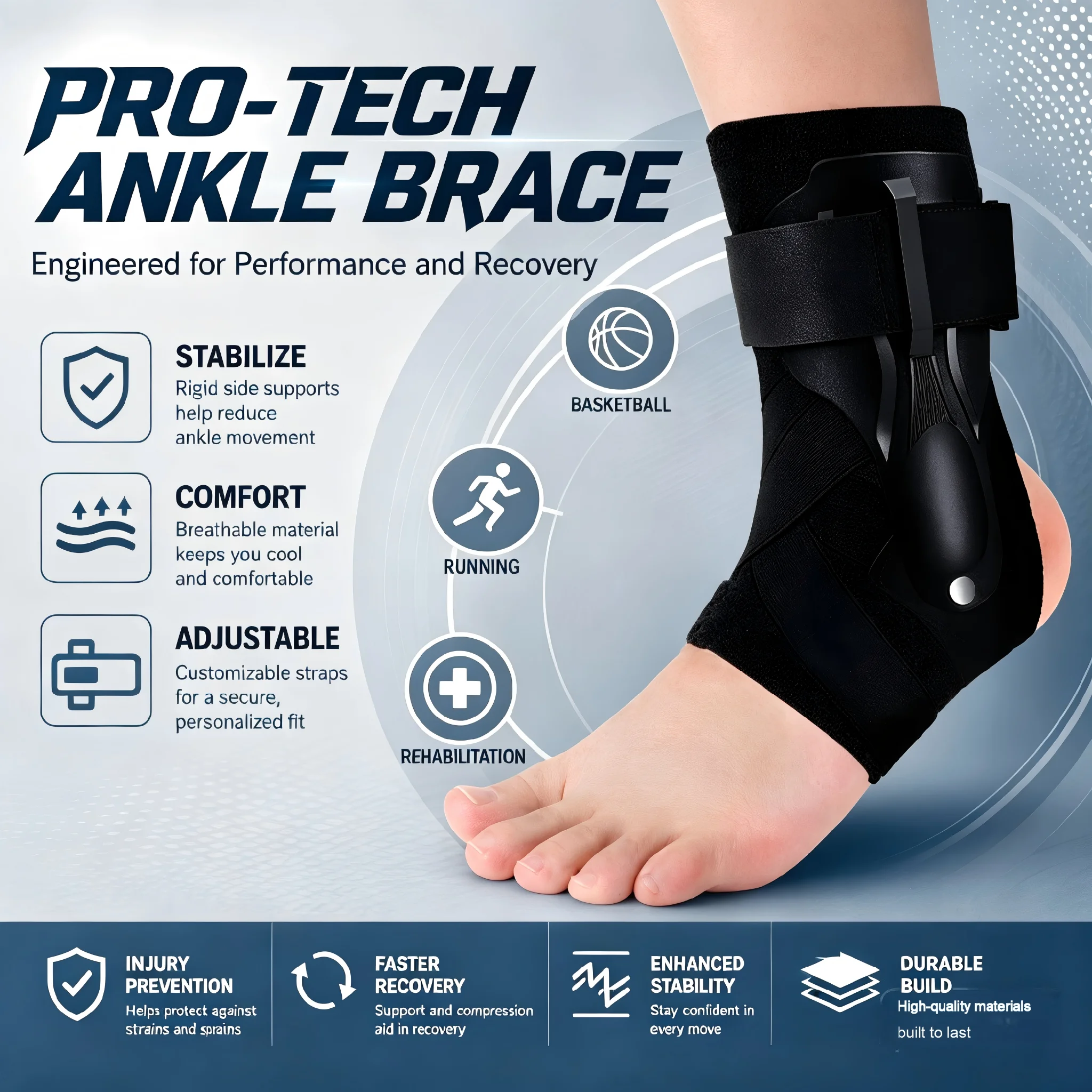 1/2PCS Ankle Brace for Spraine - Ankle Mobility Band recension och pris