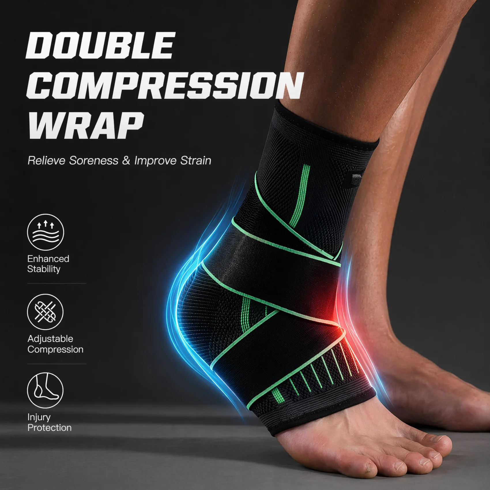 Breathable Compression Ankle B - Ankle Mobility Band recension och pris