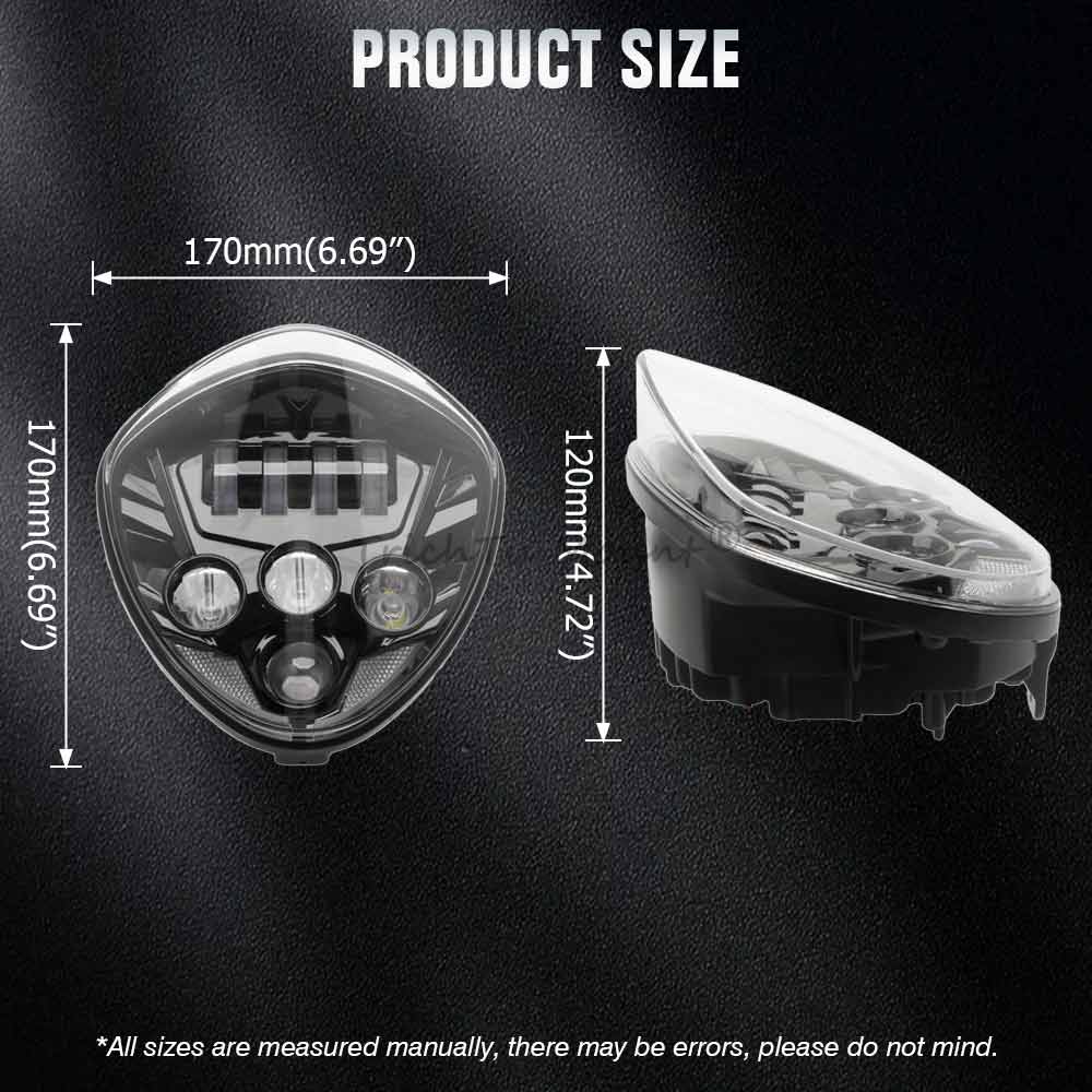 Front LED Head Light 60W Fits  - Crossfit Victory recension och pris
