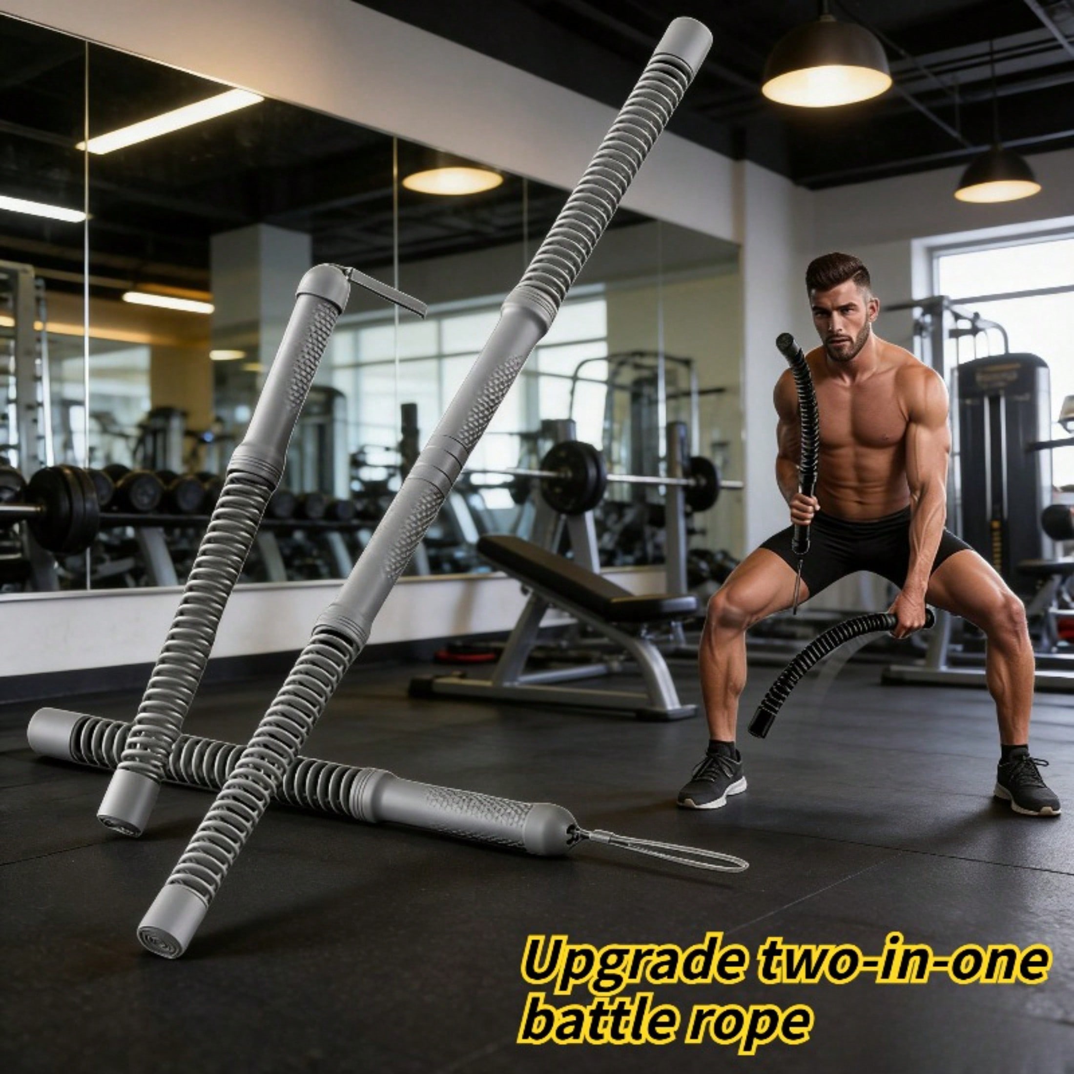 2-in-1 Upgraded Cordless Battl - Crossfit Workout Gear recension och pris