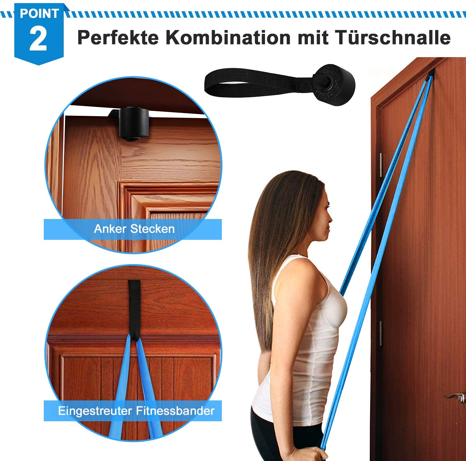 Elastic Fitness Bands 3Pcs Res - Crossfit Workout Gear recension och pris